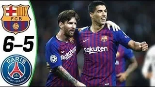 Barcelona vs PSG 6-5 - All Goals & Extended Highlights RÉSUMÉ Y GOLES ( Last Matches ) HD