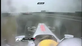 Lewis Hamilton going late on pit-stop Chinese GP 2010