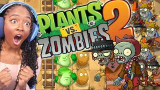 These Zombies are Stressing me out... BUT I'M GETTING BETTER!! | Plants Vs Zombies 2 [12]