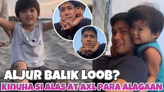 Viral si Aljur ng kuhanin si Alas at Axl kay Kylie Padilla matapos ang Leyte hotel nila ni Aj Raval