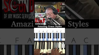 Amazing Grace Shed #piano #chords #gospel #jazzchords