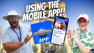 How To Use The Universal Orlando Mobile App | Universal Mobile Ordering, Virtual Lines At Universal!