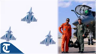 Indian Air Force's Rafales participate in flypast at Bastille Day Parade in Paris