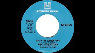 1969 HITS ARCHIVE: Love Of The Common People - Winstons (stereo 45)