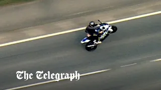 Speeding motorcyclist caught after trying to outrun police in Nottinghamshire