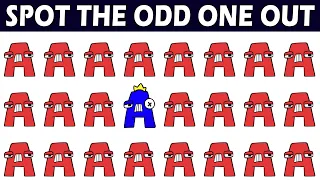 Spot the Odd One Out Alphabet Lore Quiz | Spot  the difference | Guess the Alphabet Lore Quiz