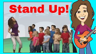 Stand Up, Sit Down Children's Song and More | Patty Shukla
