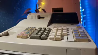 Typing on an Old Cash Register | ASMR