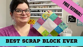 Scrap Fabric Quilt Block || Make a Scrappy Block!