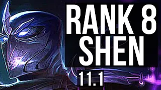 SHEN vs CHO'GATH (TOP) (DEFEAT) | 1300+ games, Rank 8 Shen, 17/4/12 | BR Grandmaster | v11.1