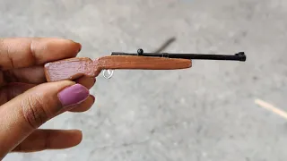 DIY Miniature Shotgun Tutorial | How to make Miniature shotgun | No clay | Dollhouse DIY Crafts