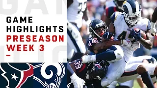 Texans vs. Rams Highlights | NFL 2018 Preseason Week 3