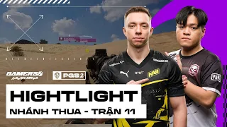 🇻🇳 Highlight PGS 2 Nhánh Thua Trận 11: Đội hình TE cày kill khủng - Cuộc tranh hạng 2 của TE và NAVI