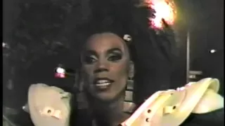 RuPaul being "wonderfully glamorous" at the Pyramid Club in 1985