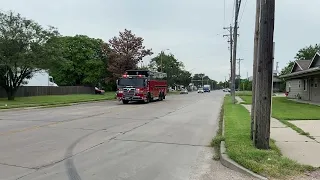 Wichita Ks Fire Department Station 4 Engine 4 And Rescue 01 Responding