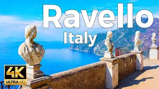 Ravello, Italy Walking Tour (4k Ultra HD 60fps) – With Captions