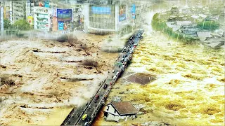 Three Gorges Dam overflow: Footage of destruction in China when Three Gorges Dam overflows