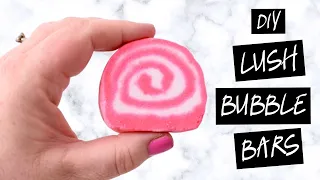 DIY LUSH BUBBLE BARS | Make the Ultimate Solid Bubble Bar!