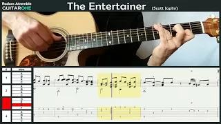 The Entertainer - (Scott Joplin) - Chet Atkins - Guitar Tabs & Score