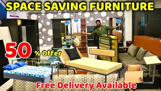 Amazing Space Saving FURNITURE | 50% Discount Foldable Cot, Dining Table, Sofa | Nanga Romba Busy