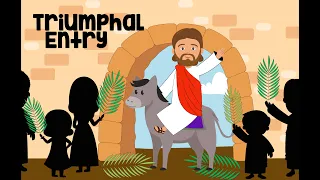 Triumphal Entry | Jesus enters Jerusalem | Palm Sunday | Bible Story for Kids