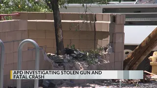 Albuquerque police investigate fatal crash, stolen gun case