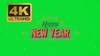 Happy New Year Titles - Free Green Screen Effects