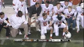 UT vs A&M 2011: The Kick