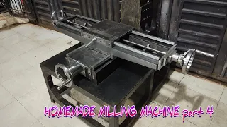 HOMEMADE milling machine part 4