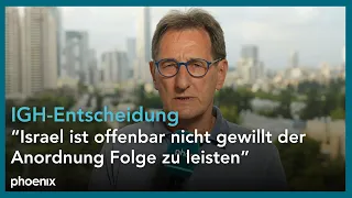 Luc Walpot (ZDF) zum Urteil des Internationalen Gerichtshofs und dem steigenden Druck aufNetanjahu