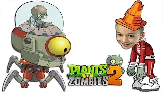 Plants vs Zombies 2 Растения против Зомби 2 ЗомБосс Далекое Будущее ZOMBOSS battle Far Future