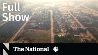 CBC News: The National | Town nearly destroyed, Kleenex wiped, Loch Ness hunt