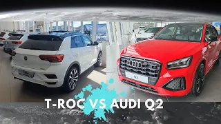 VW T-Roc 2.0 R-line VS Audi Q2 35 TFSI Comparison Review