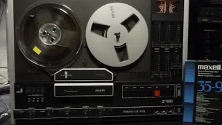 Kraftwerk "Computerwelt" on Philips N4511 reel to reel player