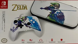 PowerA Enhanced Wired Controller and Slim Case for Nintendo Switch — Master Sword