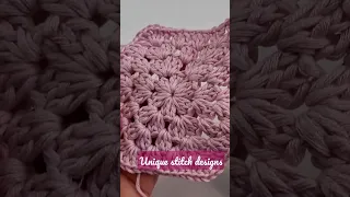 How to crochet hexagon for cardigan soon on my channel Unique stitch designs