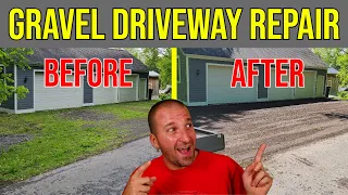 Gravel Driveway Repair/Resurfacing with Land Plane