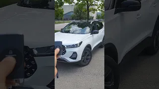 CHERY TİGGO 7 PRO UZAKTAN KUMANDA İLE ÇALIŞTIRMA #shorts #tiktok