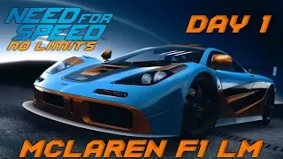 McLaren F1 LM SK1LLMAST3RS PROVING GROUNDS Day 1 Need For Speed No Limits Walkthrough Gameplay