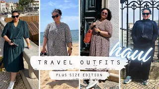 PLUS SIZE TRAVEL OUTFITS |  Clothing HAUL |  Portugal Trip |