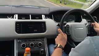 Range Rover SVR V8 Brutal IN CAR SOUND - TUNNEL Run, Backfires and revs!