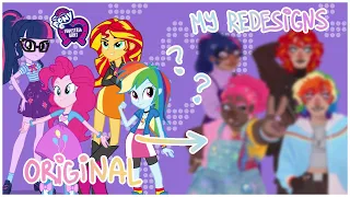 Redesigning My Little Pony: Equestria Girls characters!! (part 2)