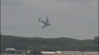 Animation vs Real Life - C-17 Air Force Base Crash #planecrash