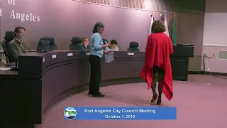 Port Angeles City Council Meeting 10 01 2019