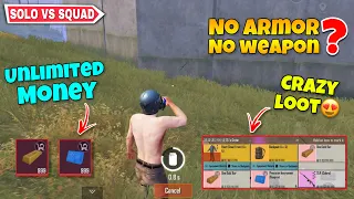 Is This No Armor 🚫 & No Weapon 🚫 Challenge For Me? 🥶 | Solo vs Squad 🔥 | Metro Royale Chapter 10