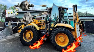 Модернизация тормозной системы - с вакуумной на гидравлическое ! JCB 4CX 2002