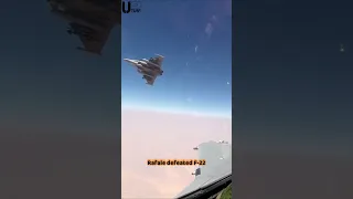 Rafale and Mirage-2000 shot down F-22 Raptor #short #shorts