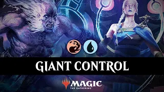 GOING LARGE | MYTHIC Blue/Red Giant Control | MTG Arena Kaldheim Standard