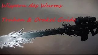 Destiny 2 : Wispern des Wurmes alle Truhen & Orakel Rätsel - Guide Deutsch / German - Forsaken
