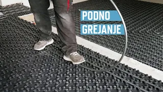 Najbrži način za postavljanje podnog grejanja